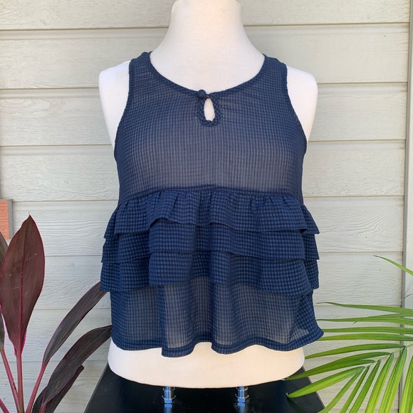 Kimchi Blue crop sheer tank - Picture 1 of 14